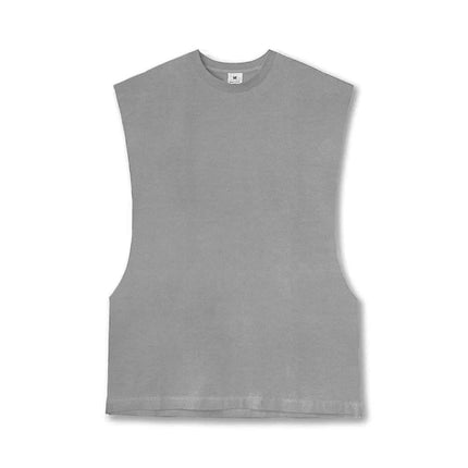 Sommer Singlet med Åpen Side – Mesh Treningstopp uten Ermer for Herre