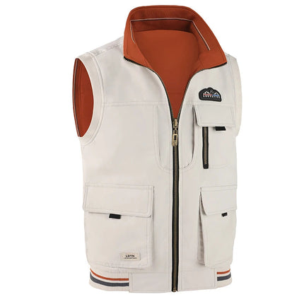 Outdoor Vest til Herre – Lett, Pustende & Stand Collar Design