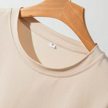 Oversized T-skjorte for Herre – Streetwear i Bomull med Print, Kort Erm og Løs Passform