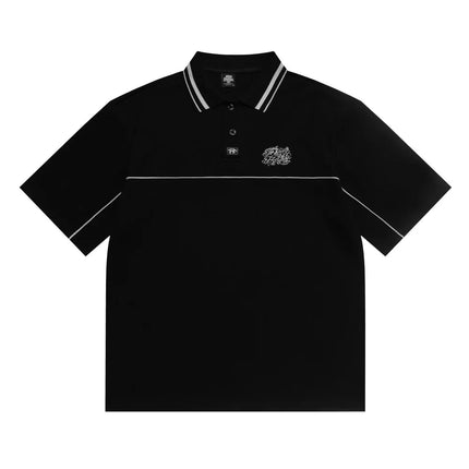 Polo T-skjorte til Herre – Brodert Streetwear & Løs Passform