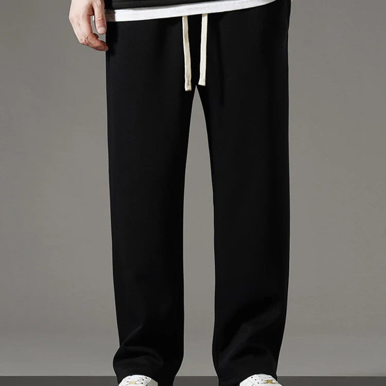 Herre Joggebukse – Vide & Løse Bukser med Snøring | Koreansk Streetwear & Sporty Stil