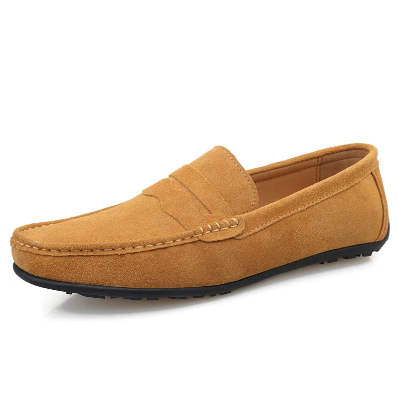 Myke Semskede Loafers for Herre – Komfortable Slip-On Mokasiner i Størrelse 38–47