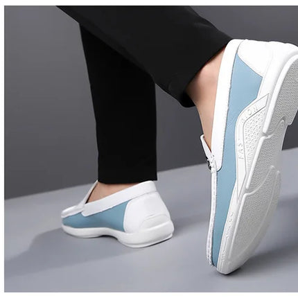 Herresko i Ekte Skinn – Klassiske Slip-on Loafers til Business og Hverdag