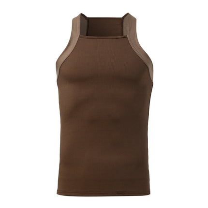 Ermeløs tanktop for menn med slim fit – størrelser S–5XL