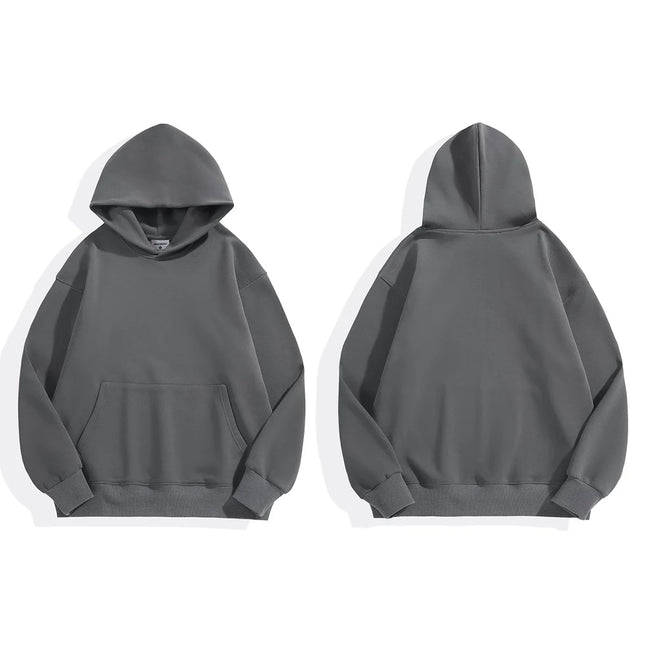 Unisex Hoodie i Heavy Weight Bomull – 480gsm med Polarfleece | Tykk & Varm Hettegenser