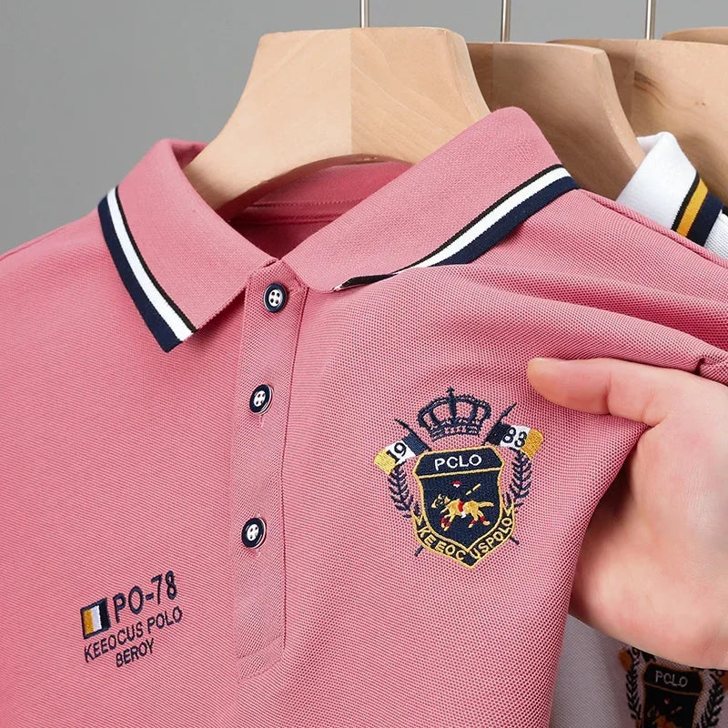 Sommerpolo for Herre – Kortermet, Pustende & Lett Ice Silk