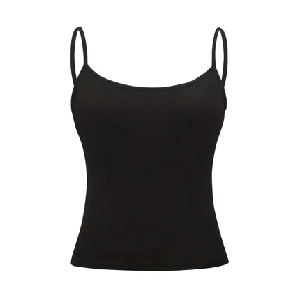 Slim Fit Tank Top til Dame – Enkel og Pustende Sommertopp