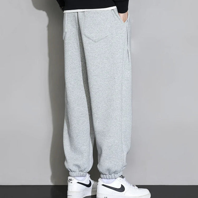 Herre Joggebukse Plus Size – Løs & Komfortabel | Casual Sweatpants med Strikk i Livet (opptil 8XL)