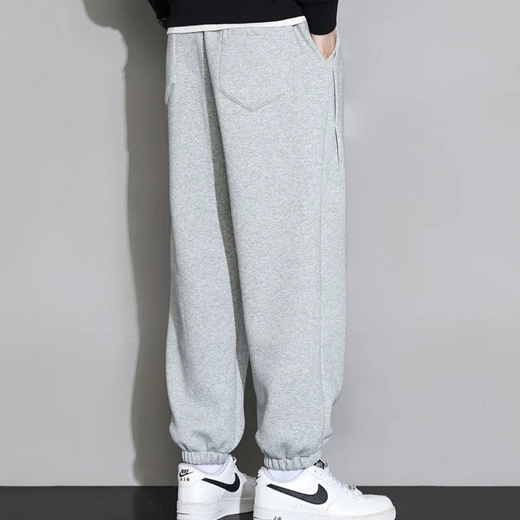 Herre Joggebukse Plus Size – Løs & Komfortabel | Casual Sweatpants med Strikk i Livet (opptil 8XL)