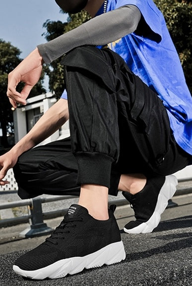 Løftende Sneakers for Menn og Kvinner – 6 cm Usynlig Høydeøkning og Mesh-komfort