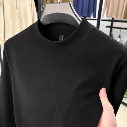Varm Langermet Herre Underskjorte – Tykk Termisk Overdel med Fleecefôr | Perfekt als Baselayer für Weihnachten und Winter