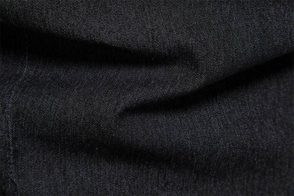 Slim Fit Denimskjorte for Herre – Elastisk Bomull og Klassisk Cowboy-stil med Moderne Passform