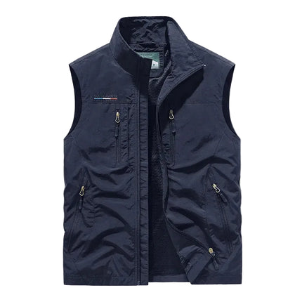 Mesh Vest til Herre – Pustende Multi-lomme Outdoor Vest
