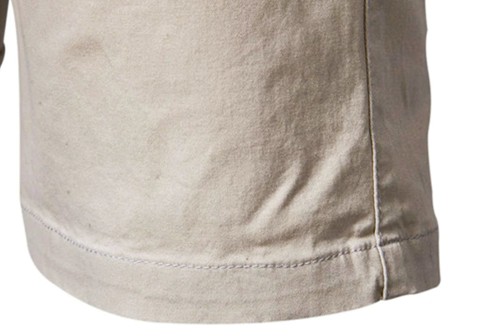 Herreshorts i 100% Bomull – Ensfargede, Komfortable og Stilrene til Sommer, Fritid og Casual Business