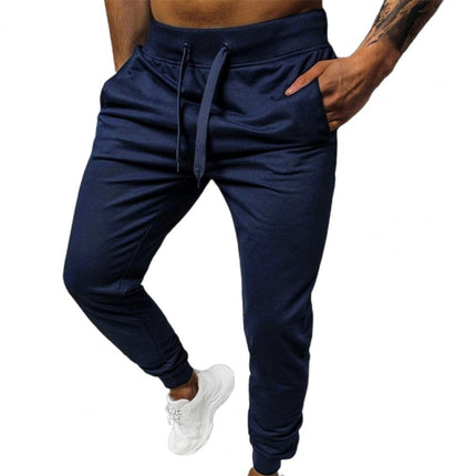 Joggebukse for Herre med Sidelinjer – Ultrapmyk, Slim Fit Treningsbukse i Bomull (Høstnyhet)