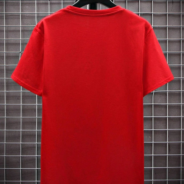 Oversized T-skjorte for Herre – Streetwear i Bomull med Print, Kort Erm og Løs Passform