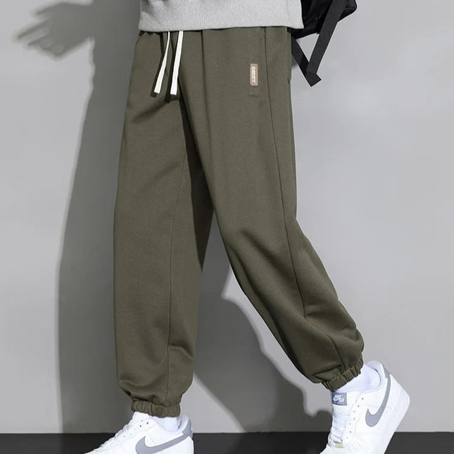 Herre Joggebukse Plus Size – Løs & Komfortabel | Casual Sweatpants med Strikk i Livet (opptil 8XL)