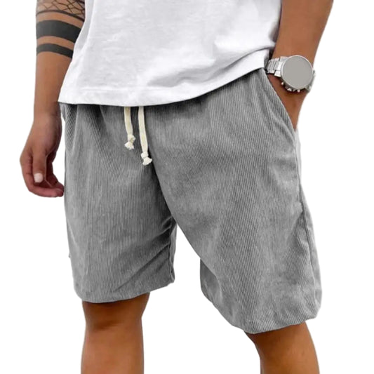 Retro Herreshorts i Cordfløyel – Komfortabel Passform med Snøring