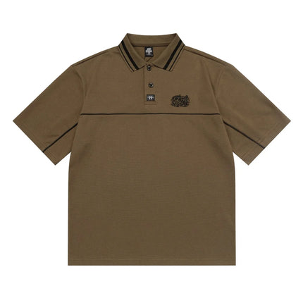 Polo T-skjorte til Herre – Brodert Streetwear & Løs Passform