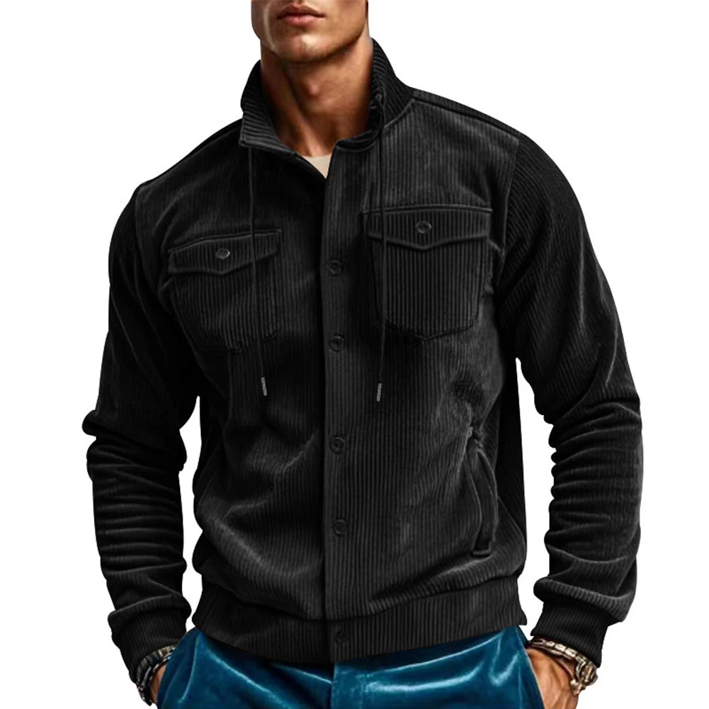Dame/Herr Cardigan Jakke – Varm & Komfortabel med Knapper | Casual Vinterjakke i Flere Størrelser
