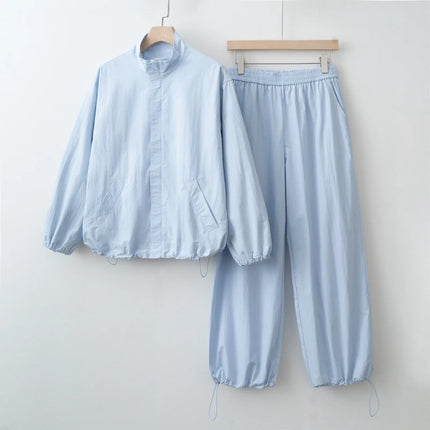 Treningssett for Dame – Sporty Jakke og Bukse i Matchende Design | Komfortabelt & Trendy Sett til Høst 2025