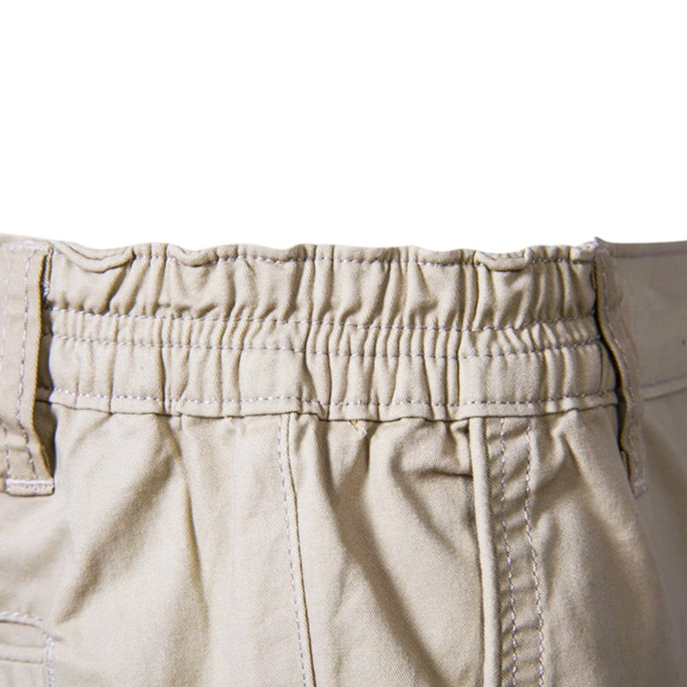 Herreshorts i 100% Bomull – Ensfargede, Komfortable og Stilrene til Sommer, Fritid og Casual Business