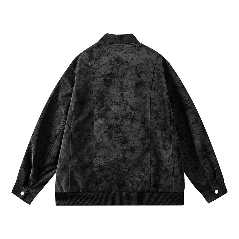 Retro Skinnjakke for Herre – Slim Fit MC-jakke i PU-skinn | Høst/Vinter