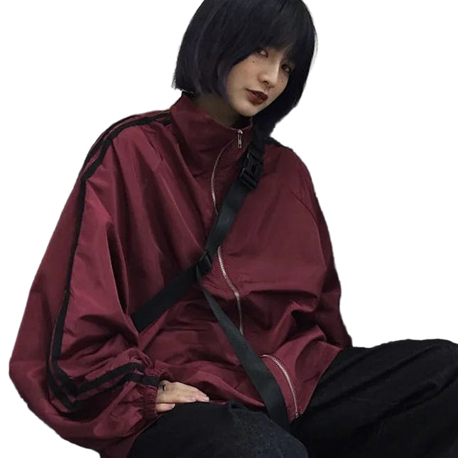 Oversized Vindjakke for Dame – Koreansk BF-stil | Lett, Trendy & Solbeskyttende Streetwear til Vår og Høst