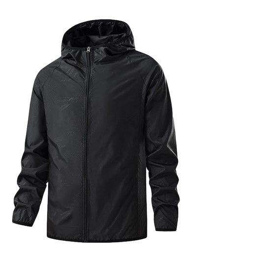 Unisex Turjakke – Vanntett & Vindtett | Lett Vindjakke med Solbeskyttelse for Fotturer & Utendørs