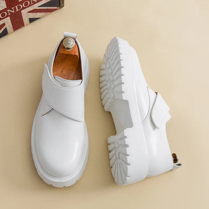 Nye Oxford Herresko med Tykk Såle – Komfortable og Stilrene i Skinn