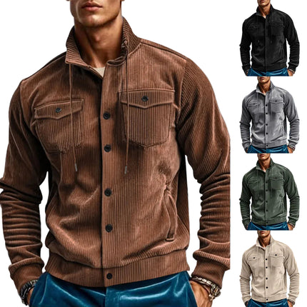 Dame/Herr Cardigan Jakke – Varm & Komfortabel med Knapper | Casual Vinterjakke i Flere Størrelser