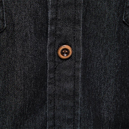 Slim Fit Denimskjorte for Herre – Elastisk Bomull og Klassisk Cowboy-stil med Moderne Passform