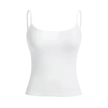 Slim Fit Tank Top til Dame – Enkel og Pustende Sommertopp