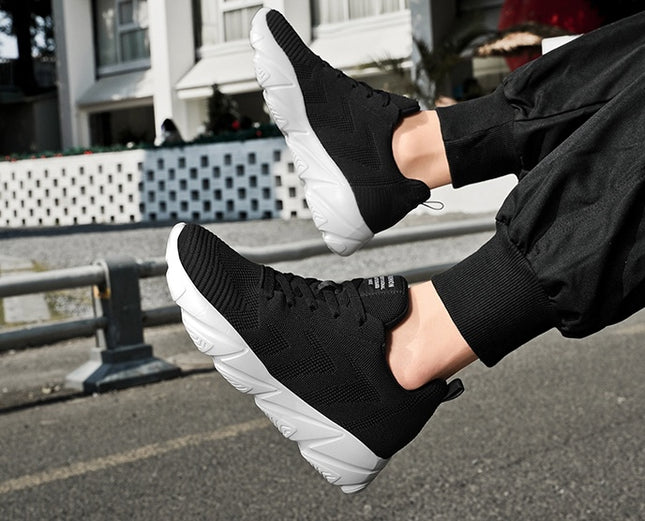 Løftende Sneakers for Menn og Kvinner – 6 cm Usynlig Høydeøkning og Mesh-komfort