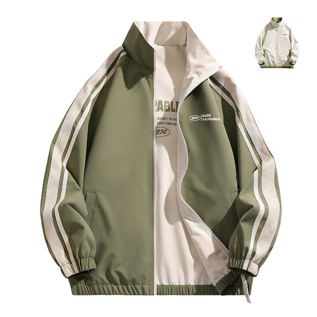 Vendbar Jakke for Par – Vindtett & Vannavvisende Ytterjakke | Unisex Outdoor Jakke med Lange Ermer