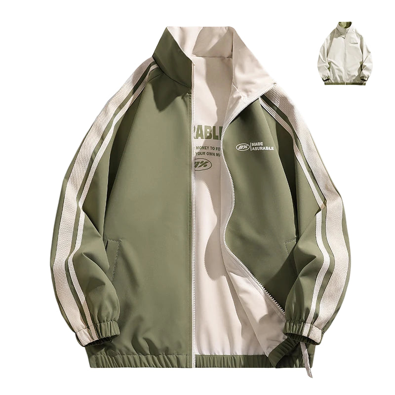 Vendbar Jakke for Par – Vindtett & Vannavvisende Ytterjakke | Unisex Outdoor Jakke med Lange Ermer