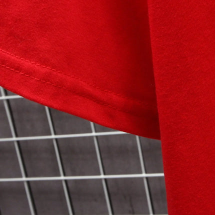 Oversized T-skjorte for Herre – Streetwear i Bomull med Print, Kort Erm og Løs Passform