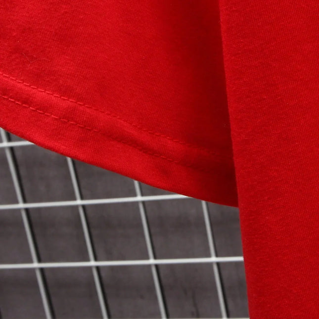 Oversized T-skjorte for Herre – Streetwear i Bomull med Print, Kort Erm og Løs Passform