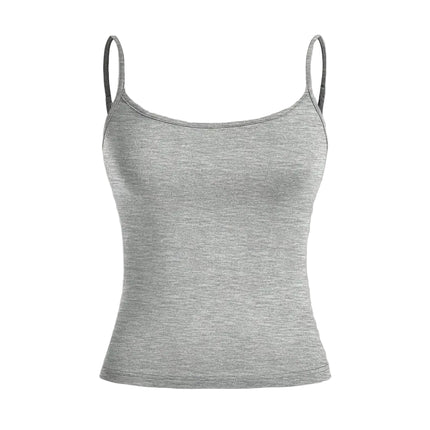Slim Fit Tank Top til Dame – Enkel og Pustende Sommertopp