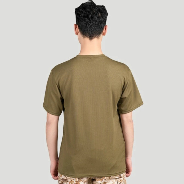 Taktisk Kortermet T-skjorte for Menn – Lett, Hurtigtørkende Trenings- og Friluftstrøye | Perfekt til Jakt, Fiske og Tur