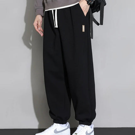 Herre Joggebukse Plus Size – Løs & Komfortabel | Casual Sweatpants med Strikk i Livet (opptil 8XL)