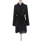 Svarte strandskjorter / Én størrelse