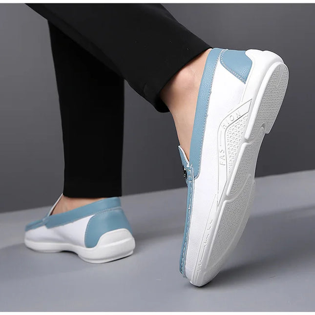 Herresko i Ekte Skinn – Klassiske Slip-on Loafers til Business og Hverdag