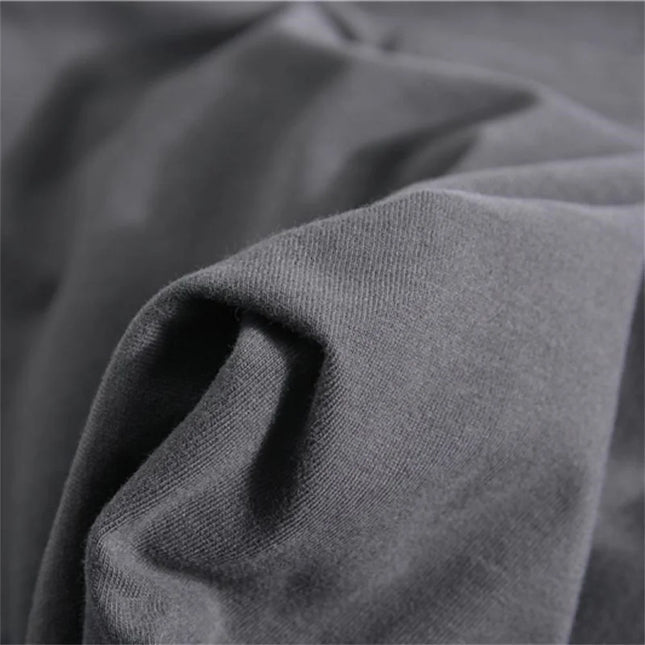 Klassisk Langermet T-skjorte til Herre – 100% Bomull, Ensfarget og Komfortabel (Vår/Høst)