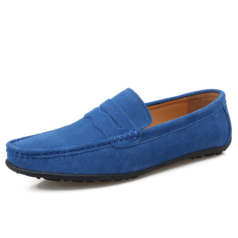 Myke Semskede Loafers for Herre – Komfortable Slip-On Mokasiner i Størrelse 38–47