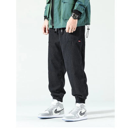 Trendy Cordfløyelsbukser for Herre – Løse og Komfortable Bukser til Høst og Vinter