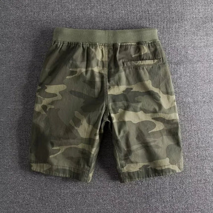Taktiske Cargoshorts for Herre – Sommerlige Treningsshorts med Kamuflasjemønster