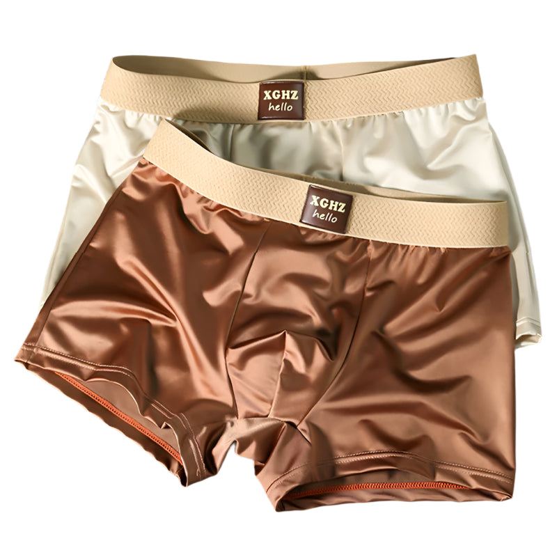 Satengboxere for Herre – 1 eller 3 Pakning | Glatt og Behagelig Undertøy (Str. M–3XL)