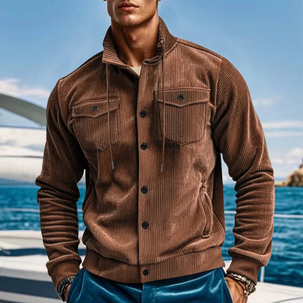 Dame/Herr Cardigan Jakke – Varm & Komfortabel med Knapper | Casual Vinterjakke i Flere Størrelser