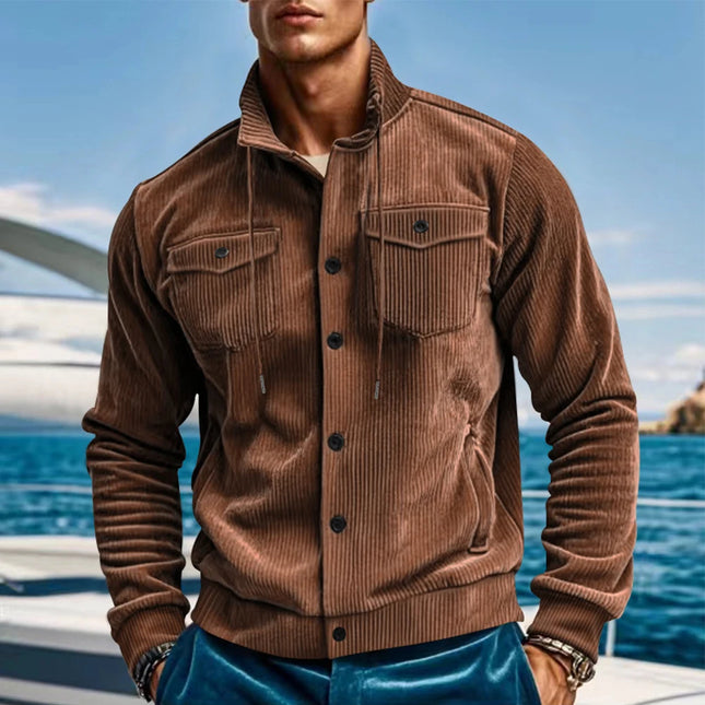 Dame/Herr Cardigan Jakke – Varm & Komfortabel med Knapper | Casual Vinterjakke i Flere Størrelser